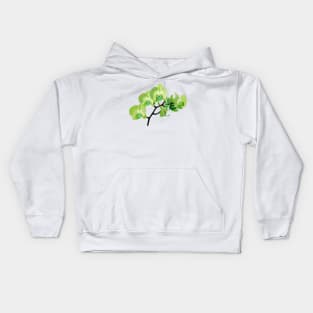 Orchid, green Kids Hoodie